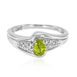 Anillo en plata con Turmalina cuprífera