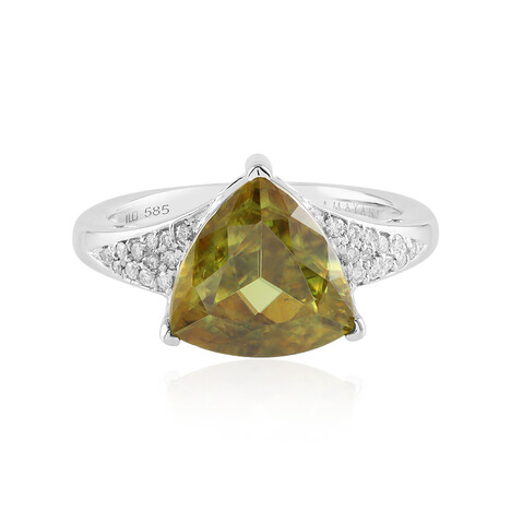 14K Sphene Gold Ring (AMAYANI)