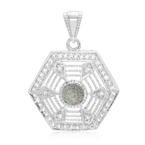 Ciondolo in argento con Spectrolite