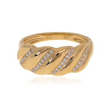 Lupenreiner (F) Brillant-Goldring (LUCENT DIAMONDS)