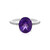 Sibirischer Amethyst-Silberring
