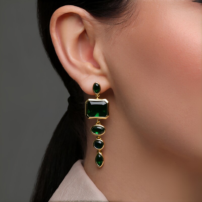 Pendientes en plata con Ópalo de Mezezo