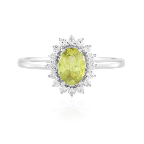 Zilveren ring met een Sfeen