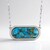 Collana in argento con Turchese Ramato Blu Mohave (Faszination Türkis)