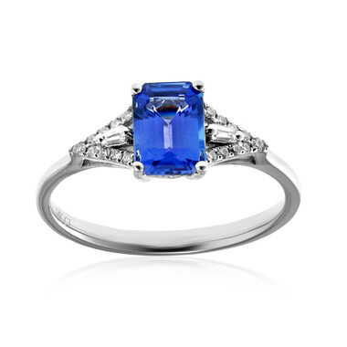 AAA-Tansanit-Goldring (CIRARI)