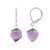 Amethyst-Silberohrringe