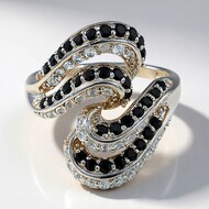 Anello in argento con Spinello Nero