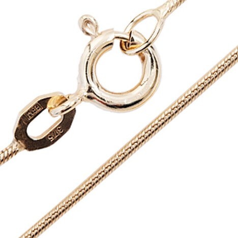 375er Gelbgold-Schlangenkette - 45 cm - 3,1 g