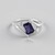 Anello in argento con Iolite