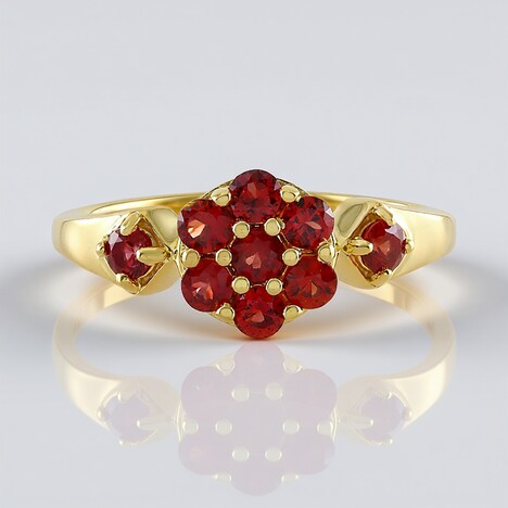 Anello in argento con Rubino Tanzania (Adela Silber)