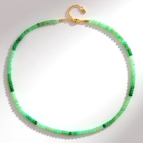 Collana in argento con Crisoprasio