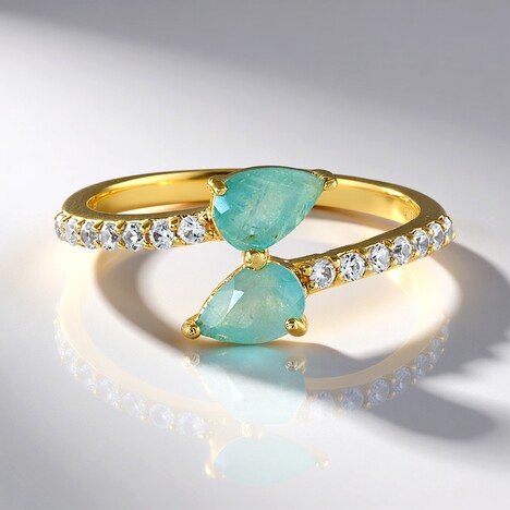 Anello in argento con Grandidierite