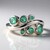 Anello in argento con Smeraldo Russo (de Melo Essence)
