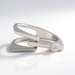 Anello in argento con Zircone (de Melo Essence)