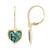 Pendientes en plata con Concha de Abalone
