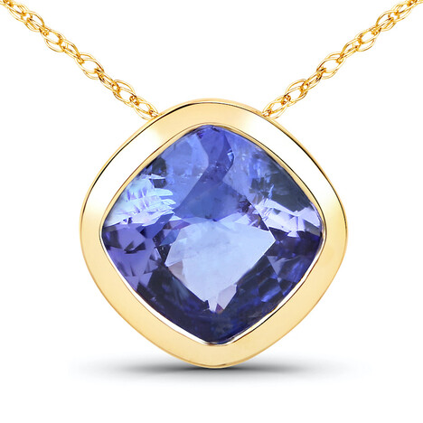 Collar en oro con Tanzanita
