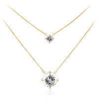 Collier en or et Danburite (de Melo)