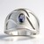 Anello in argento con Tanzanite Lilla Non Riscaldata