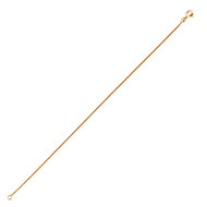 Silber-Schlangenkette - 3,85 g - 45 cm - rosévergoldet