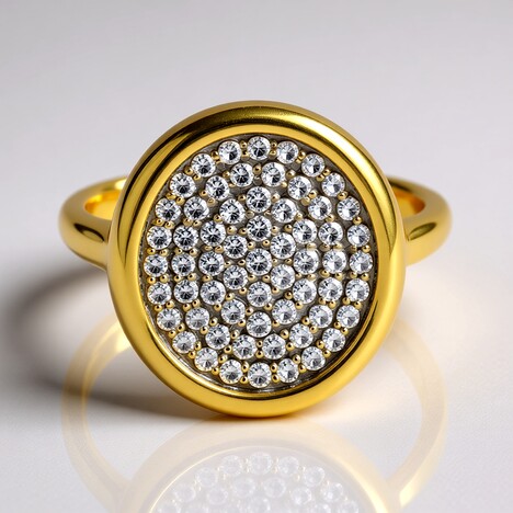 Anello in oro con Diamante SI1 (G) (Annette)