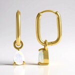 Orecchini in argento con Opale di Welo