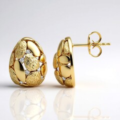 Orecchini in argento con Diamante I1 (G)