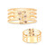 Anillo en oro con Diamante chocolate I2 (SUHANA)