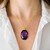 Collana in argento con Ametista Zambiana (Gems en Vogue)