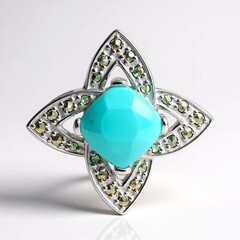 Ciondolo in argento con Amazzonite (Annette classic)