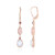 White Moonstone Silver Earrings (KM by Juwelo)