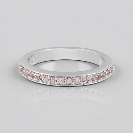 Anello in argento con Tormalina Rosa Nigeriana