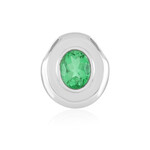 Colgante en plata con Cuarzo verde esmeralda (MONOSONO COLLECTION)