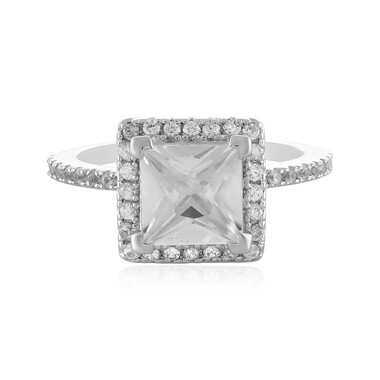Bague en argent et Zircon (MONOSONO COLLECTION)