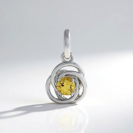 Ciondolo in argento con Berillo Giallo