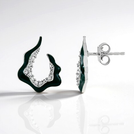 Orecchini in argento con Zircone (SAELOCANA)