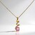 Collana in oro con Zaffiro Rosa (CIRARI)