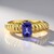 Anello in oro con Tanzanite AAA (de Melo Gold)