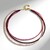 Collana in argento con Tormalina Rosa Nigeriana
