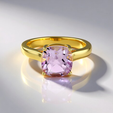Anello in argento con Ametista Rose de France