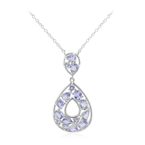 Tanzanite Silver Necklace