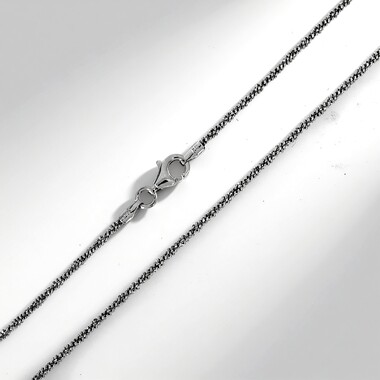 925er Silber-Criss-Cross-Kette - 50 cm - 3,74 g