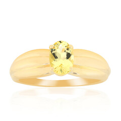 Anello in oro con Berillo Dorato Australiano