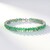 Bracelet en argent et Emeraude de Zambie