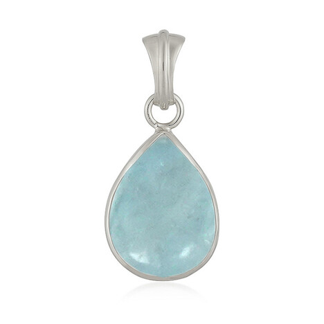 Ciondolo in argento con Acquamarina Brasiliana (Bali Barong)