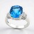 Anello in argento con Topazio Marambaia