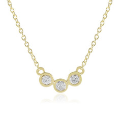 Collana in argento con Diamante I2 (H)