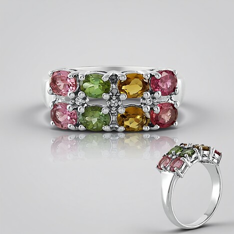 Anello in argento con Tormalina