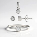 Anello in argento con Zircone (de Melo)