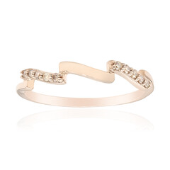 Anillo en oro con Diamante rosa de Francia de Argyle SI1