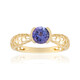 AAA-Tansanit-Goldring (Ornaments by de Melo)